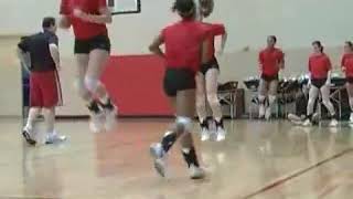 Bradley University Volleyball Agility Drills [upl. by Bautista640]