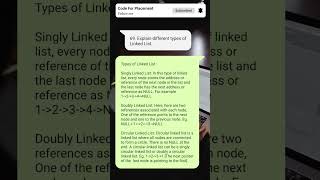 Different types of Linked List java shorts [upl. by Sunshine]