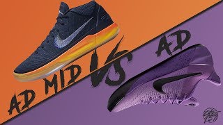 Nike Kobe AD MID vs Kobe AD [upl. by Soisinoid196]