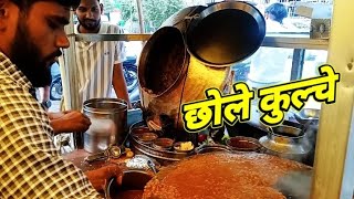 Balaji Chhole kulche Jaipur ke famous Chhole kulche 😋 Street Food Vlogs 2024 Pushpa Shekhawat Vlogs [upl. by Hanala]