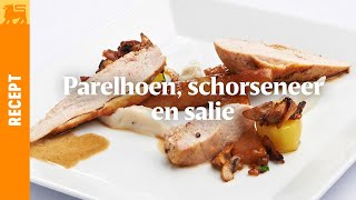 Parelhoen schorseneer en salie [upl. by Sybilla]