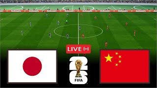 🔴日本 vs 中国 LIVE⚽FIFA ワールドカップ 2026 予選 AFC  ビデオゲーム シミュレーター [upl. by Latrice]