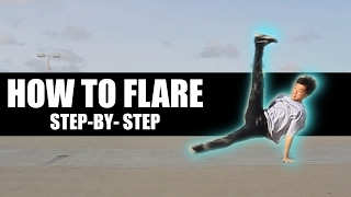 How To Breakdance How To Flare Tutorial  bboytlil [upl. by Ahtebat]