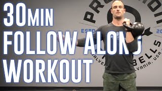 30 Minute Kettlebell Workout  Follow Along with Precision Kettlebells On Demand Workouts [upl. by Aivon664]