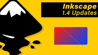 New Gradient Adjustment Options in Inkscape 14 [upl. by Naujed]