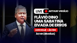 Flávio Dino  uma sabatina eivada de erros  Live com Arthur Virgílio [upl. by Allehs]