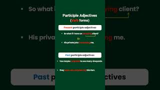 Participle Adjectives [upl. by Louanna229]