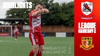 Ramsgate FC vs Sittingbourne FC Highlights [upl. by Goldia]