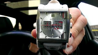 564Uhr  INVICTA S1 Rally 46837  TAG Heuer Monaco Hommage mit SEIKO Quarzwerk VD53 [upl. by Eleanor168]