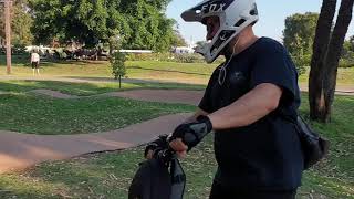 Inokim OX  First test drive at Bike Pump Park  Herzliya נסיעת מבחן ראשונה פאמפ פארק הרצליה [upl. by Adnamar]