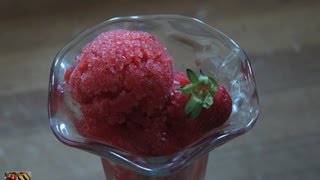 Erdbeer Sorbet  Rezept und Anleitung [upl. by Avictor]