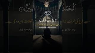 Surah Fatiha recited by Mishary Rashid AlAfasy shorts reels viralvideo [upl. by Witkin]