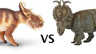 Pachyrhinosaurus Papo vs Safari [upl. by Rosco]