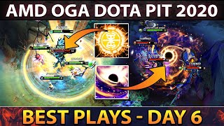 AMD OGA Dota PIT 2020  Best Plays Day 6 [upl. by Aleik909]