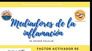 Monitoria Mediadores de la inflamación de origen celular 2 [upl. by Arianna]