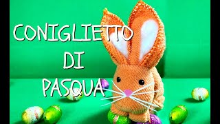 Come fare un CONIGLIETTO Pasquale Fai da Te 🐰 FACILISSIMO 🐇  CretaivitàPasqua Arte per Te [upl. by Dressler]