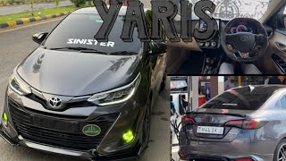 Toyota Yaris review  complete modification  cost ft malikmujtaba [upl. by Cilo]