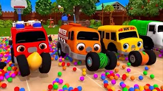 Wheels on the Bus  Baby songs  Nursery Rhymes amp Kids Songs [upl. by Elvah822]