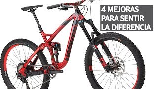 4 Mejoras Económicas Para los Componentes de tu Bicicleta que Sentirás Upgrades de Mountain Bike [upl. by Sigvard135]