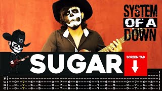 【SYSTEM OF A DOWN】 Sugar  cover by Masuka  LESSON  GUITAR TAB [upl. by Bevers]