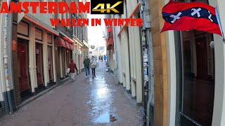 Explore Amsterdam in winter waking tour at center It is before 11AM [upl. by Aylat]