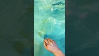 Calming Watery Depths Painting  Acrylic Mixing and Blending painting relaxation satisfyingvideo [upl. by Bowie85]