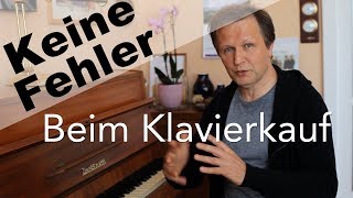 Was Sie vor Kauf eines Pianos oder Digitalpianos unbedingt bedenken sollten [upl. by Ynafets]