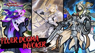 YUGIOH DUEL LINKS FLEUR DOGMATIKA INVOKED LOCK BOARD AND NEGATE [upl. by Jarret553]