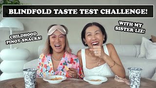 Blindfold Taste Test Challenge w Liz Uy  Laureen Uy [upl. by Danella975]