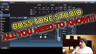 BOSS KATANA  TONE STUDIO EDITOR  ALL YOU NEED TO KNOW [upl. by Ahsienyt462]