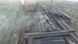 Заводы Днепропетровска с высоты Ukrainian Industry Dnipropetrovsk [upl. by Mohr305]