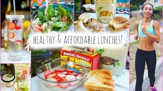 5 Healthy and Affordable Lunch Ideas for School  MyLifeAsEva [upl. by Atteyram320]