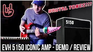 EVH 5150 ICONIC AMP  SOME SERIOUS BRUTAL TONES [upl. by Assirral]