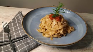 Organik amp Vegan Domates Aromalı Fettucine Makarna [upl. by Graces]