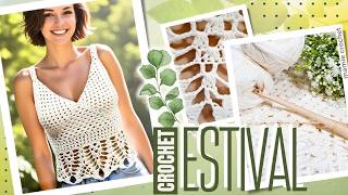 😍 POUR  DE 5€ OSEZ CE JOLI TOP ADAPTABLE EN TOUTES TAILLES 💗 CROCHET 💗 TUTO ELEANOR MamieCrochet [upl. by Nixie]