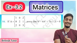 Class 12 Ex 32 Q16 Maths  Ex 32 class 12 maths q16  Question 16 exercise 32 Class 12 [upl. by Nelad]