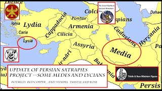 Persian Satrapies Project 2024  update 28mm Lycians and Medes [upl. by Horst]