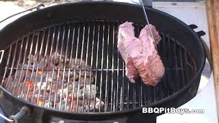 How to BBQ Grill Corned Beef Brisket  Recipe [upl. by Lehcim]