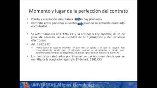 Lec002 Formación del contrato umh1438sp 20142015 [upl. by Ilana]