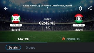 LIVE Burundi VS Malawi Africa cuf of Nations qualifications Round 5 [upl. by Urban443]