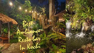 Tropical Trip Resto bar In Kochi North Paravur Best Restaurant in Kochi Good Ambiance Waterfalls [upl. by Suivatnod]