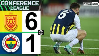 NORDSJAELLAND 61 FENERBAHÇE  TARİHİ MAĞLUBİYET  KONFERANS LİGİ  UECL [upl. by Wivina]