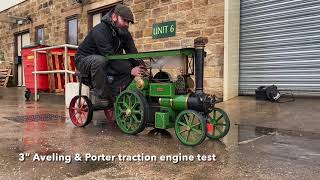 3quot Aveling and Porter Traction Engine on Test [upl. by Anua]