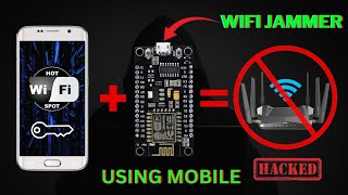 How To Make A Wifi Jmmer At Home Using NodeMCU ESP8266 ESP32 [upl. by Yelah]