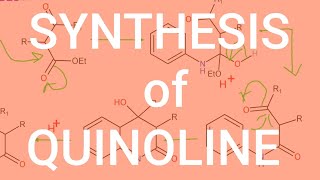 SYNTHESIS OF QUINOLINE Skraup Synthesis Knorr Quinoline Synthesis Combes Synthesis etc [upl. by Grimbal]