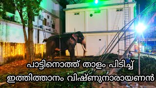 നല്ല ഫോമിലാണല്ലോ ഇത്തിത്താനം വിഷ്ണു നാരായണൻ ithithanam Vishnu narayanan elephant latest video [upl. by Christoph32]