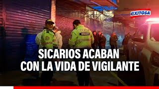 🔴🔵Sicarios acaban con la vida de vigilante [upl. by Nauj]