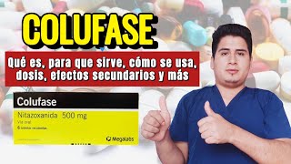 💊 NITAZOXANIDA Colufase Tabletas 500 MG Para Que Sirve  Dosis y ¿Cómo se Toma Para Desparasitar [upl. by Zsolway274]