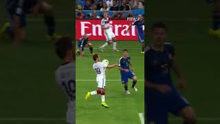 Gotzes World Cup winning goal vs Argentina in 2014 🇩🇪 🤩 [upl. by Nylessoj]