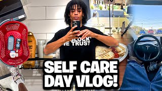 SELF CARE DAY VLOG  Hygiene Shopping Pamper Routine Coffee Shop [upl. by Enilhtak736]